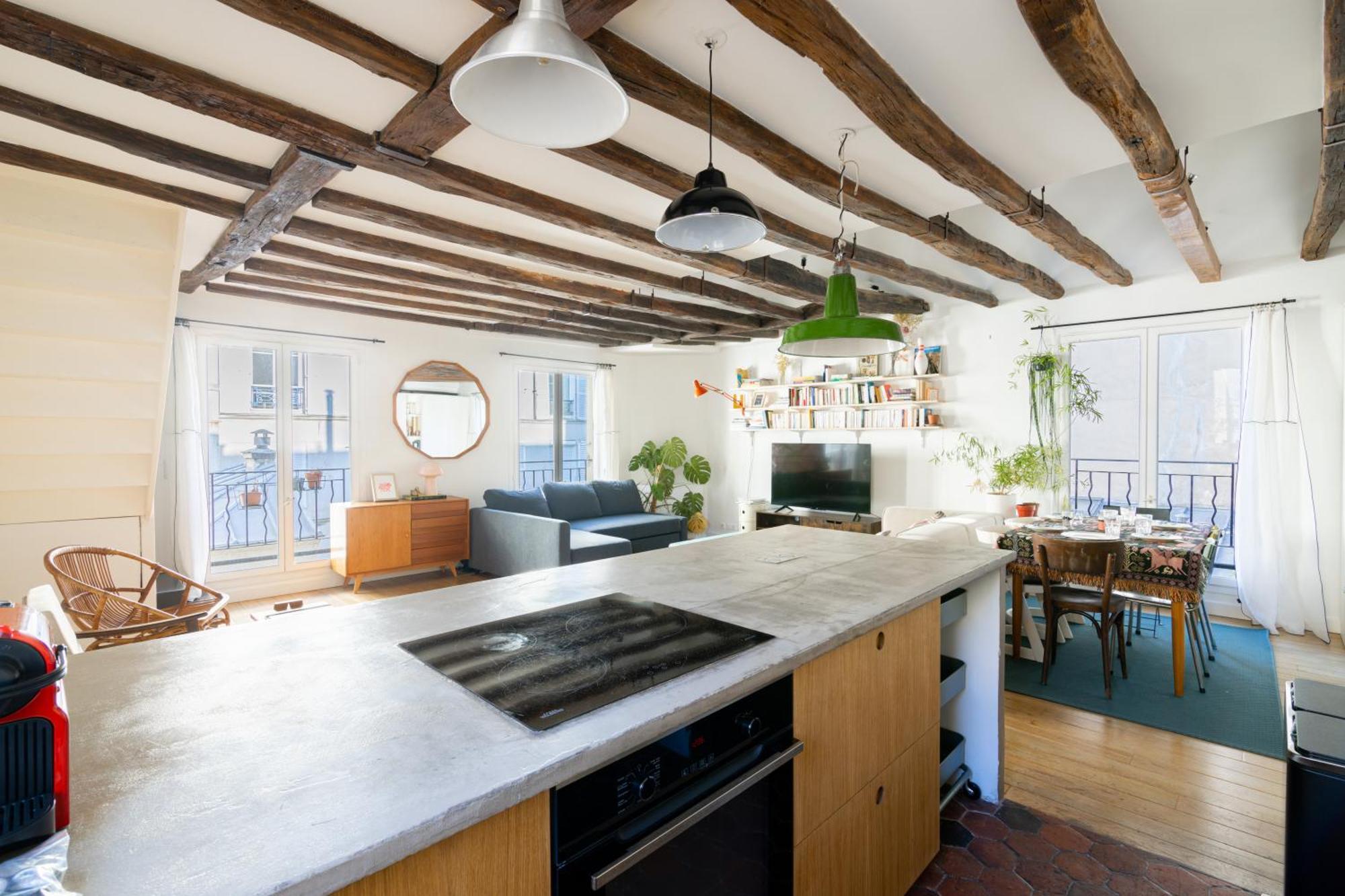 Luxurious 2 Bedroom Canal Saint Martin Saint Lazare Paris Exterior photo
